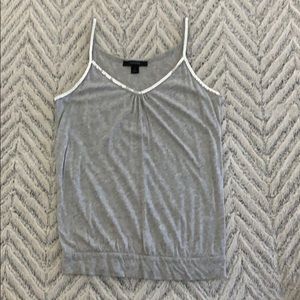 Silver Sequin Tank Top